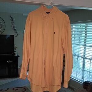 Polo by Ralph Lauren Men's Button Down in Orange